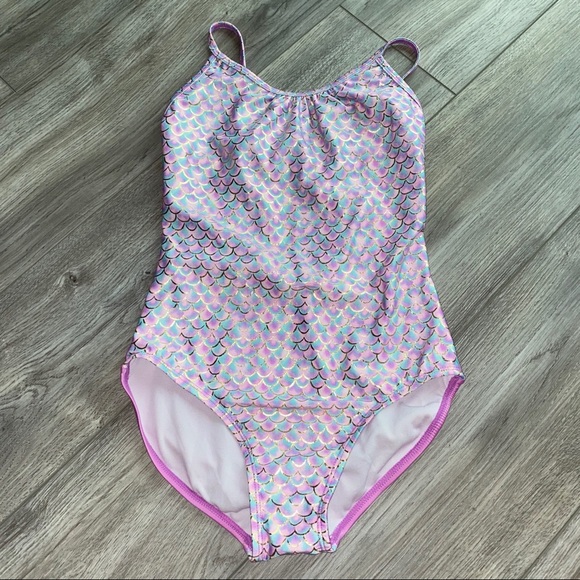 More Than Magic Girls' Mermaid Scales Swimsuit L - Picture 2 of 7